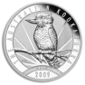 1 oz Kookaburra d'Argent 2009 front