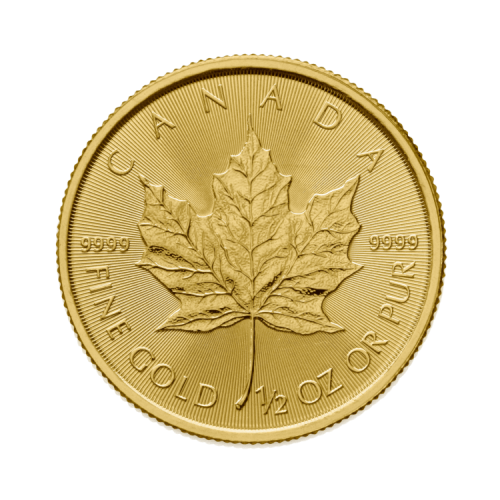 Thumbnail 1/2 oz Maple Leaf Goldmünze Verschiedene Jahre front