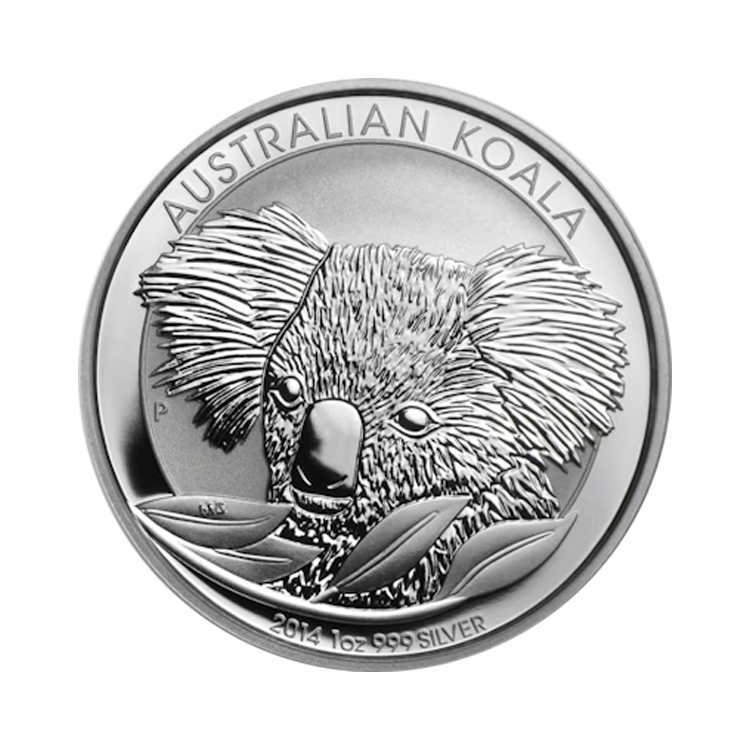 1 oz Koala Zilveren Munt 2014 voorkant