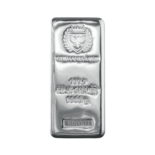 Thumbnail 1 kilo Germania Mint Silver Bar front