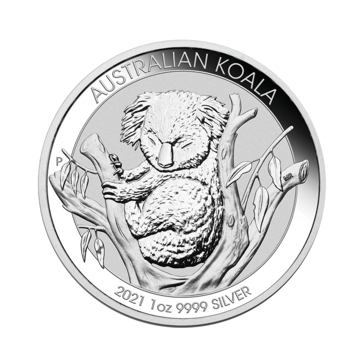 1 oz Koala Plata 2021 front