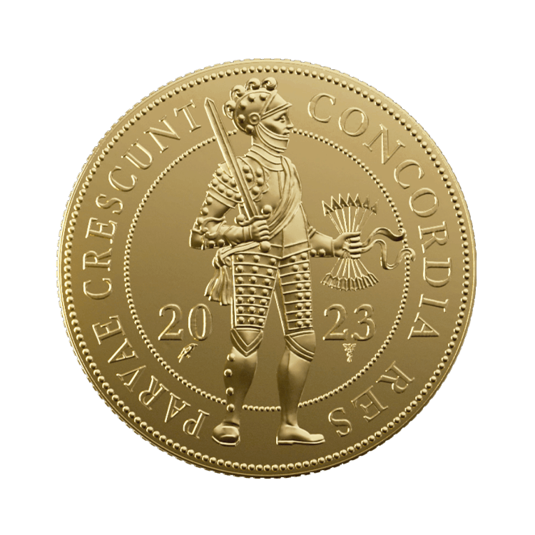 Ducat Double Gold Coin 2023 front