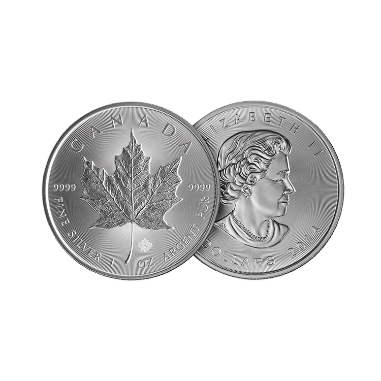 Design 1 troy ounce silver Maple Leaf coin