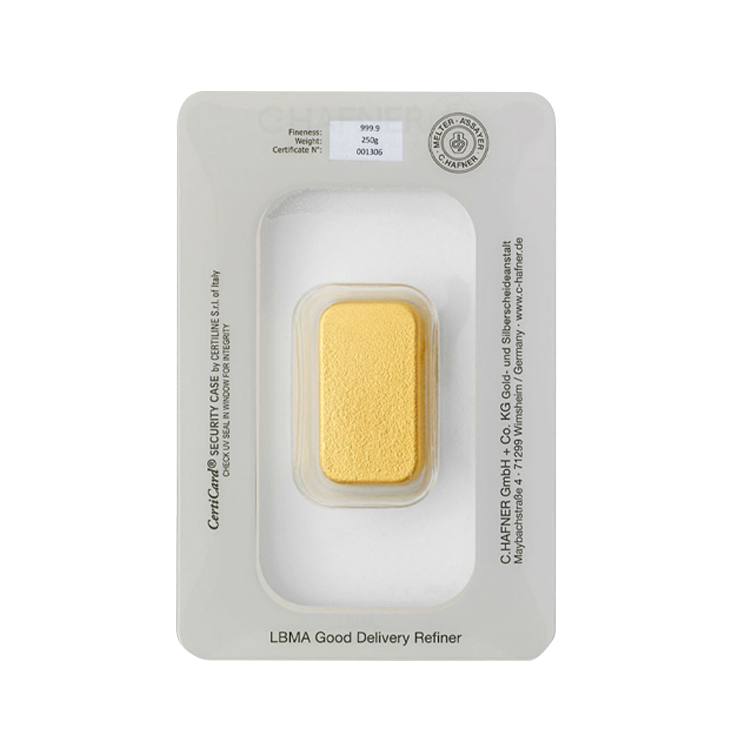 250g C. Hafner Lingot d'Or back