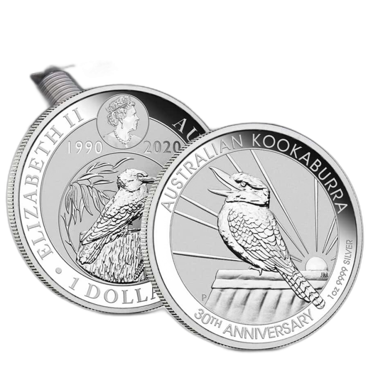 1 oz Kookaburra Silver Coin 2020 back