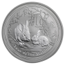 1 oz Lunar Plata 2011 front