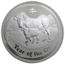 1 oz Lunar Plata 2009 front