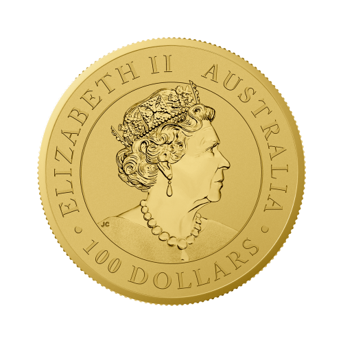 Thumbnail 1 oz Kangaroo Gold Coin 2022 back