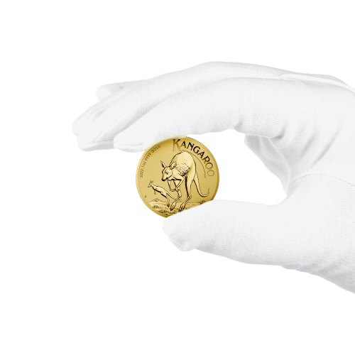 Thumbnail 1 oz Kangaroo Gold Coin 2022 angle 4