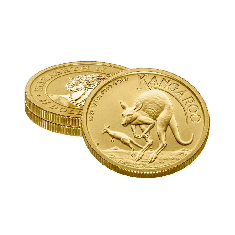 Gold Kangaroo coin 1/4 troy ounce