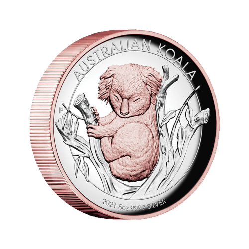 Thumbnail 5 oz Koala Plata 2021 back