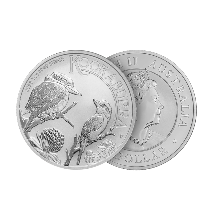 1 oz Kookaburra Silver Coin 2023 angle 1