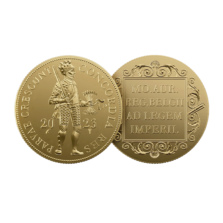 Ducat Gold Coin 2023 angle 1