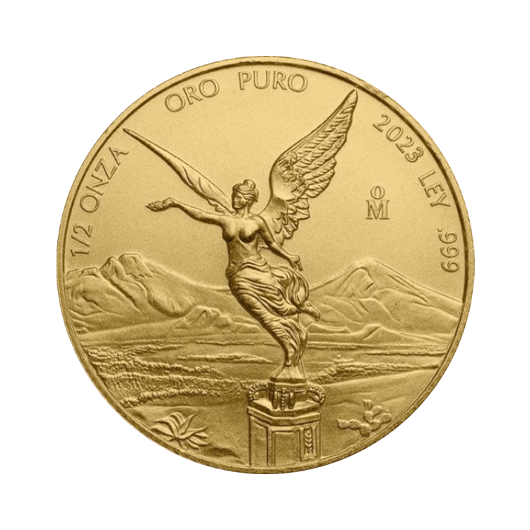 1/2 oz Banco de Mexico Gold Coin 2023 front