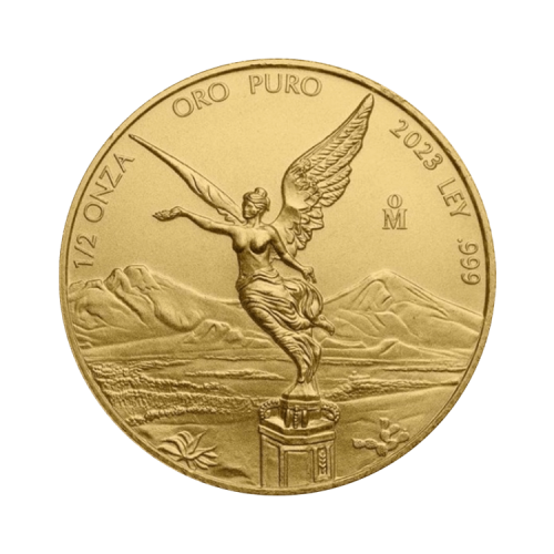 Thumbnail 1/2 oz Banco de Mexico Gold Coin 2023 front