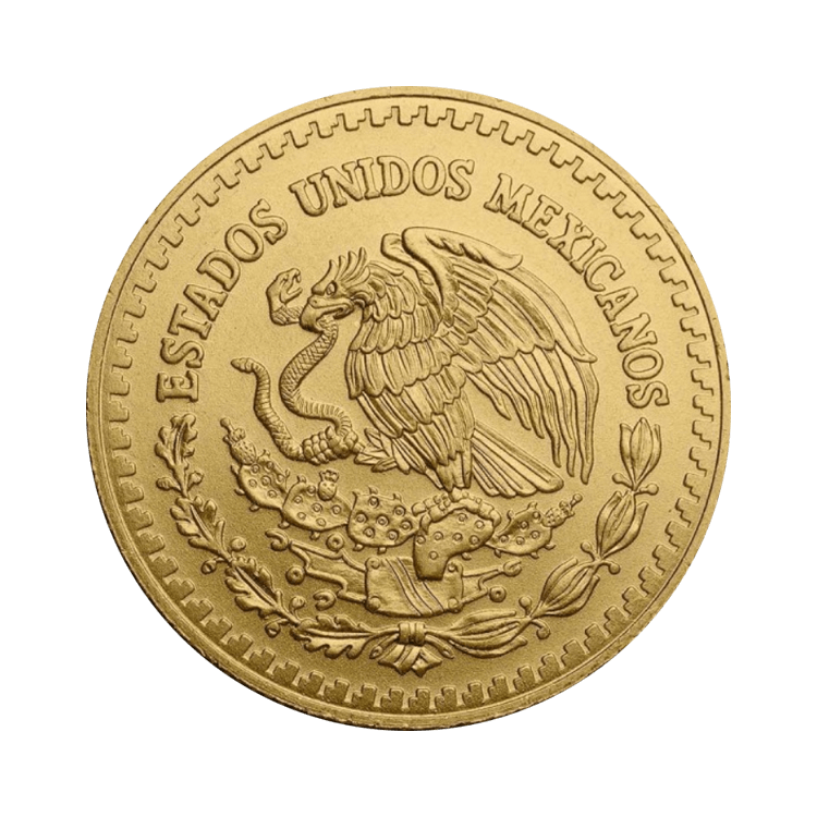 1/2 oz Banco de Mexico Gold Coin 2023 back