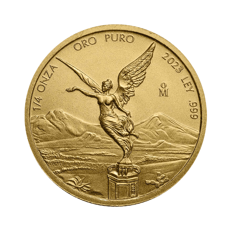 1/4 oz Banco de Mexico Gold Coin 2023 front