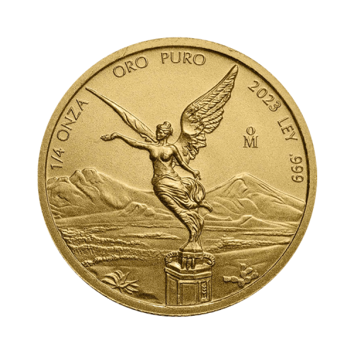 Thumbnail 1/4 oz Banco de Mexico Gold Coin 2023 front