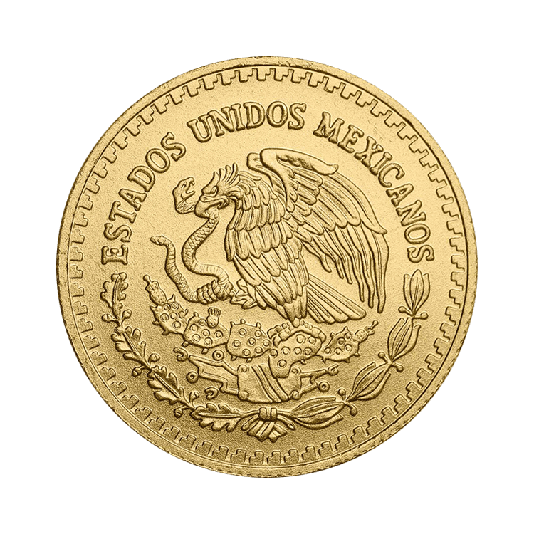 1/4 oz Banco de Mexico Gold Coin 2023 back