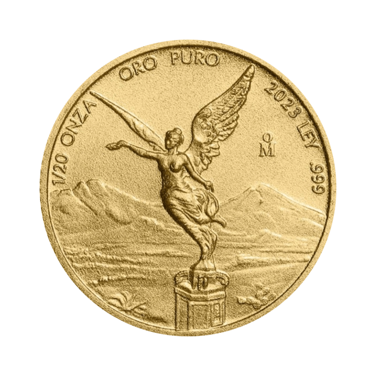 1/20 oz Banco de Mexico Gold Coin 2023 front