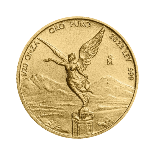 Thumbnail 1/20 oz Banco de Mexico Gold Coin 2023 front