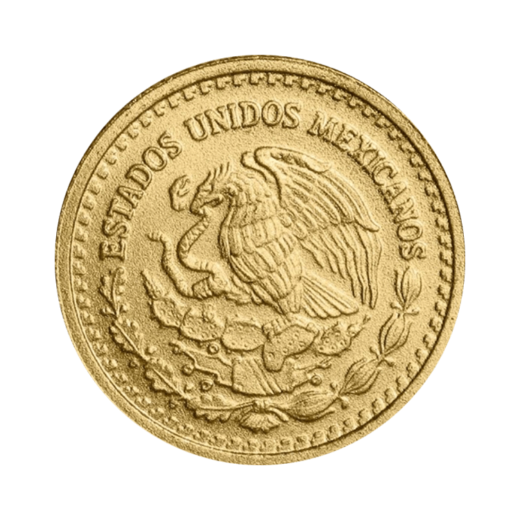 1/20 oz Banco de Mexico Gold Coin 2023 back