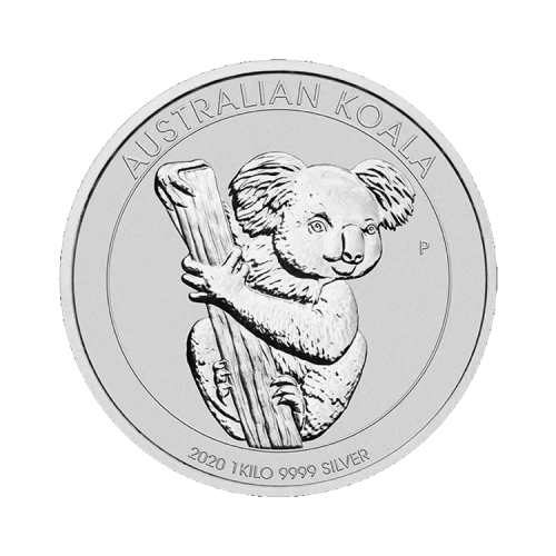 Thumbnail 1 kilo Koala Silver Coin 2020 front