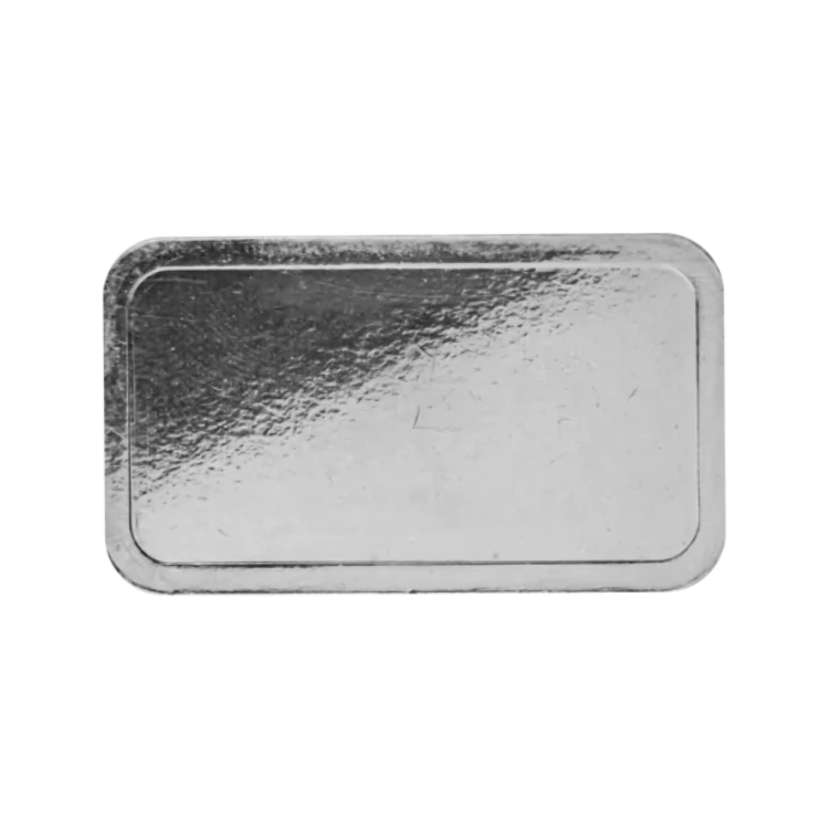 50g Umicore Silver Bar angle 1