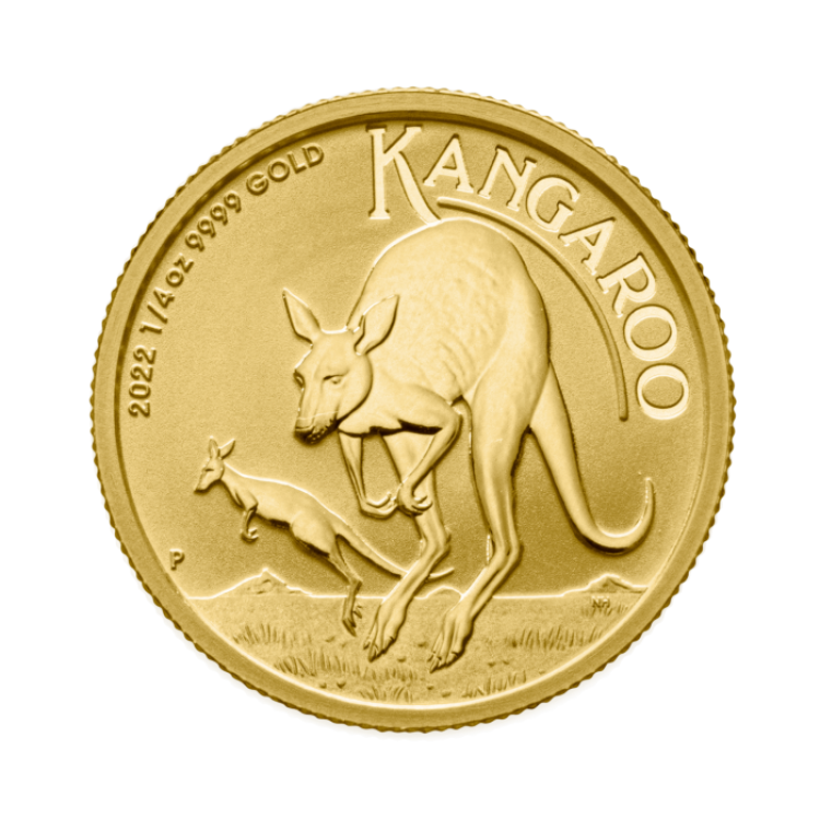 1/4 oz Kangaroo Or Plusieurs Années front