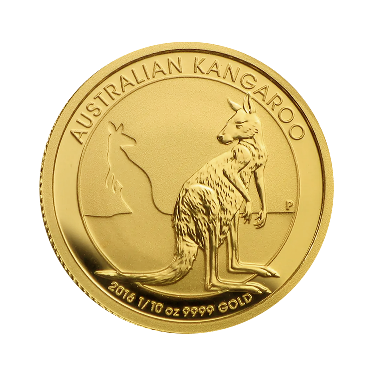 1/10 oz Kangaroo Or Plusieurs Années front