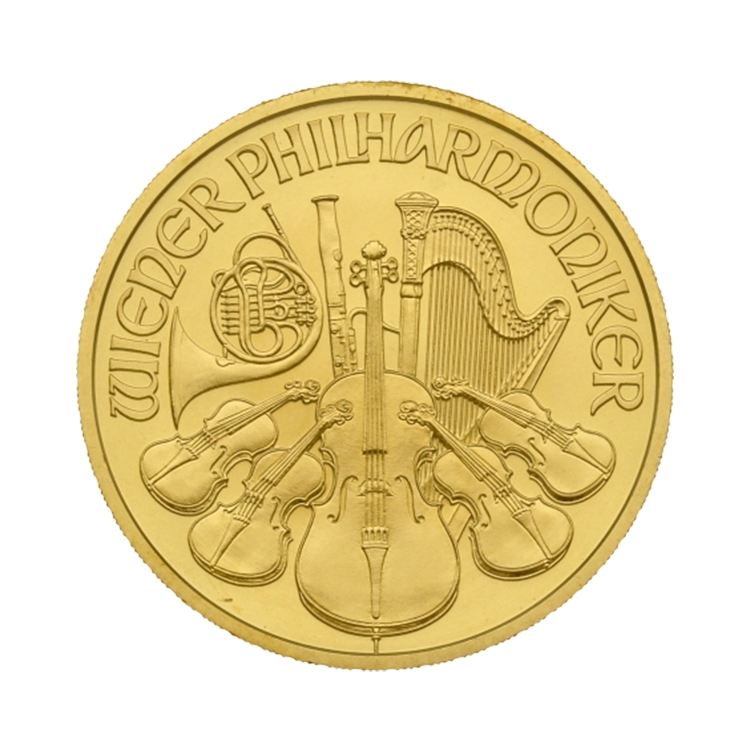 1/2 oz Philharmoniker Or Plusieurs Années front