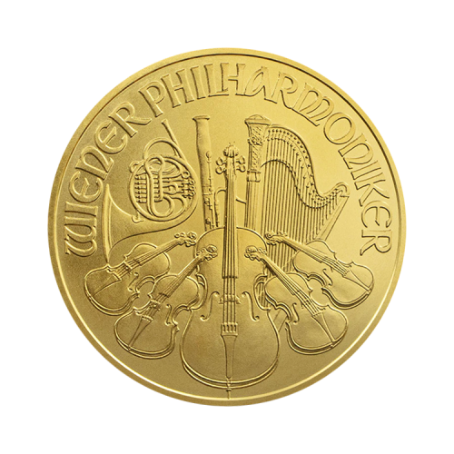 Thumbnail Voorkant 1 troy ounce gouden Philharmoniker munt