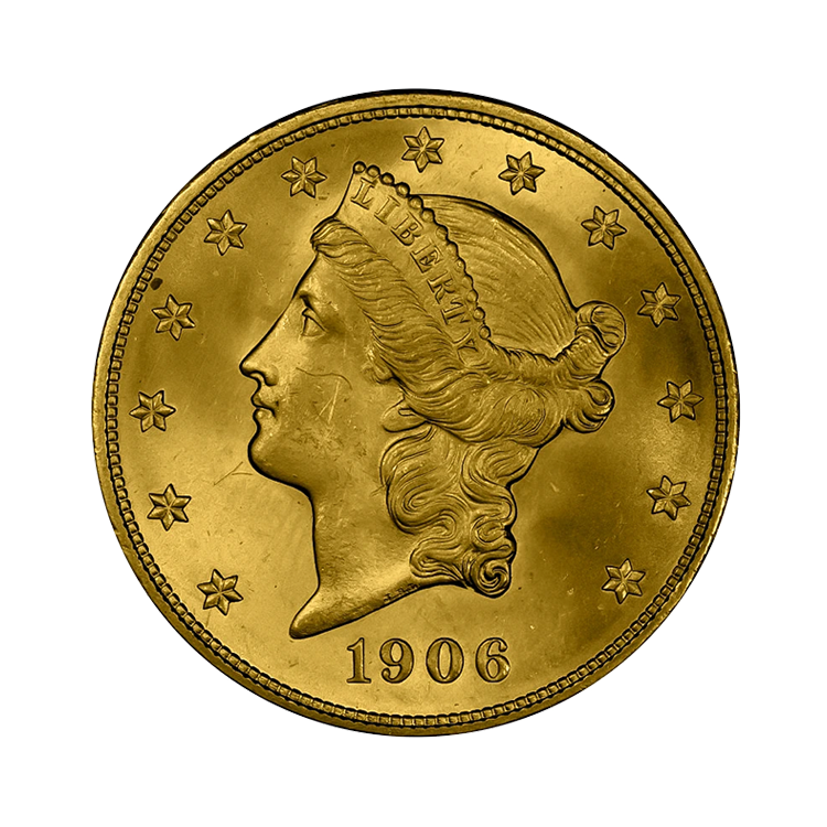 Double Eagle Gold Coin Mixed Years (Coronet Head) front