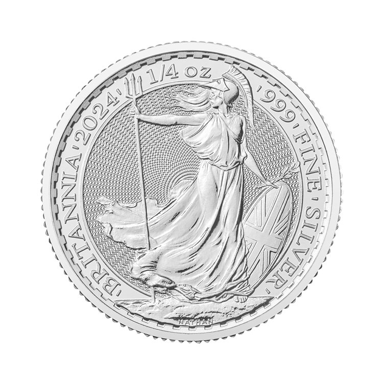 1/4 oz Britannia Plata 2024 front