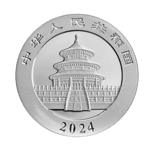 Thumbnail 30g China Gold Coin Corp. Silver Coin 2024 back