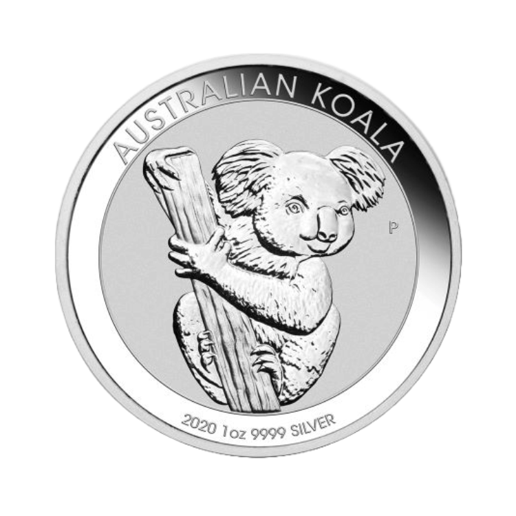 1 oz Koala Silver Coin 2020 front