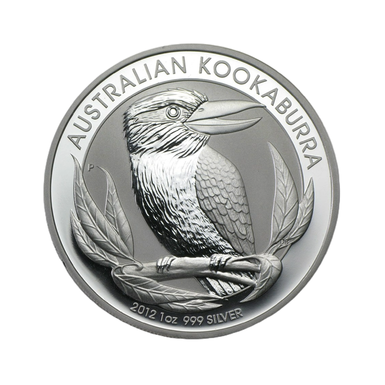 1 oz Kookaburra Zilveren Munt 2012 voorkant