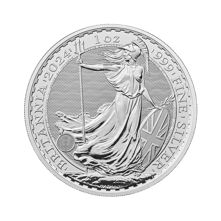 1 oz Britannia Plata 2024 front