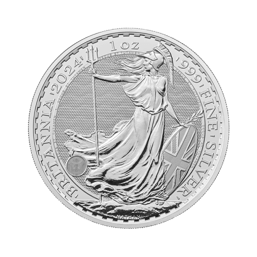 Thumbnail 1 oz Britannia Plata 2024 front