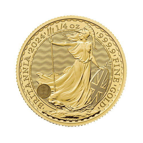 Thumbnail 1/4 oz Britannia Oro 2024 front