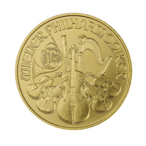 Thumbnail Obverse gold Philharmonic coin 2025