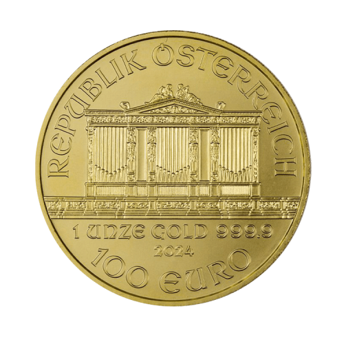 Thumbnail Reverse gold Philharmonic coin 2025