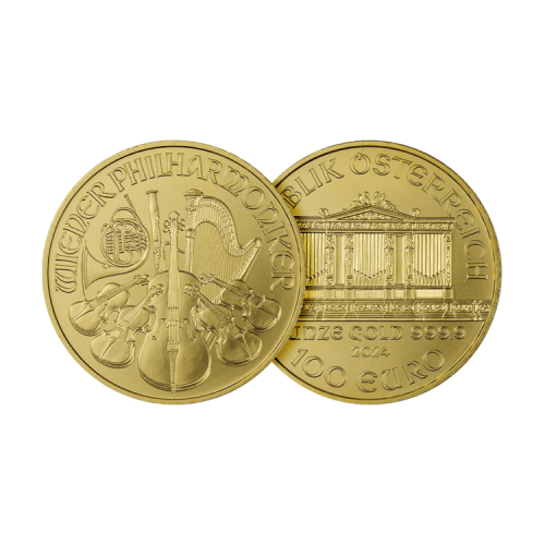 Thumbnail Design gold Philharmonic coin 2025