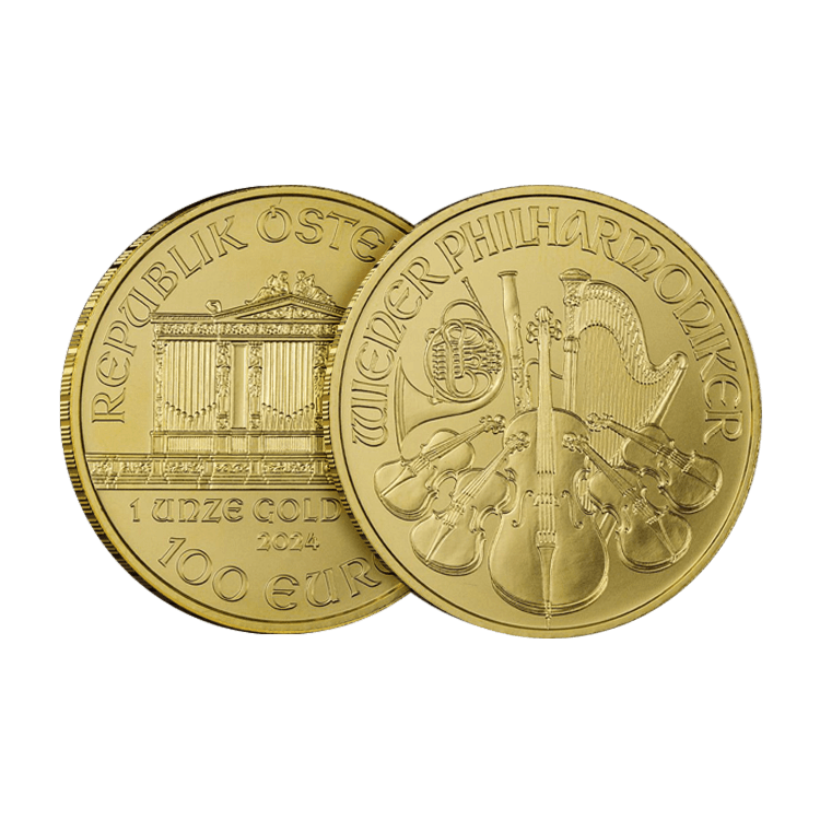 gold Philharmonic coin 2025