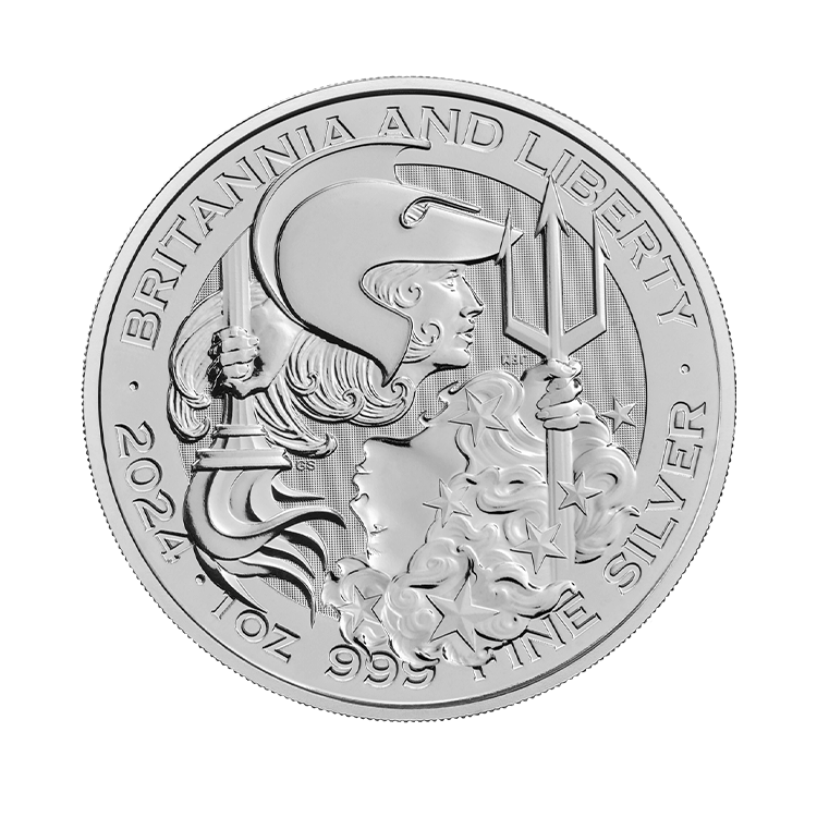 1 oz Royal Mint Silver Coin 2024 front