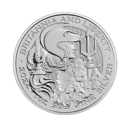 Thumbnail 1 oz Royal Mint Silver Coin 2024 front