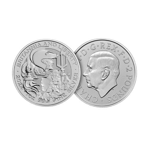 Thumbnail 1 oz Royal Mint Silver Coin 2024 angle 1