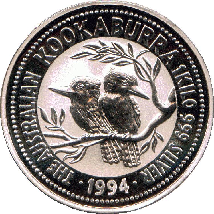 1 kilo Kookaburra d'Argent front