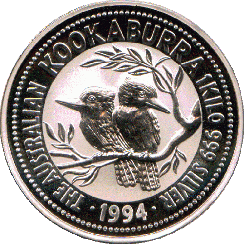 Thumbnail 1 kilo Kookaburra d'Argent front