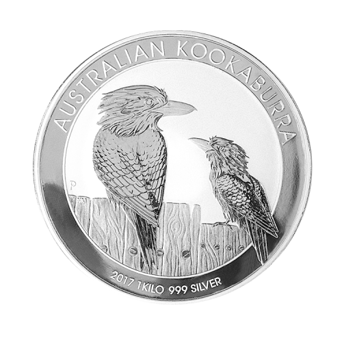 Thumbnail 1 kilo Kookaburra Silver Coin 2017 front